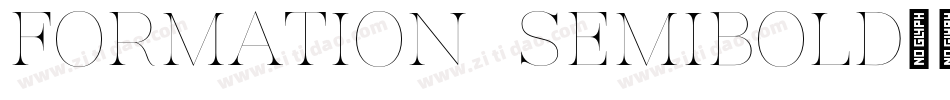 Formation SemiBold字体转换